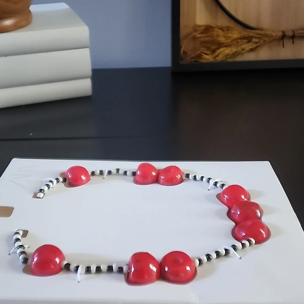 ZARA Cherry Bead Necklace